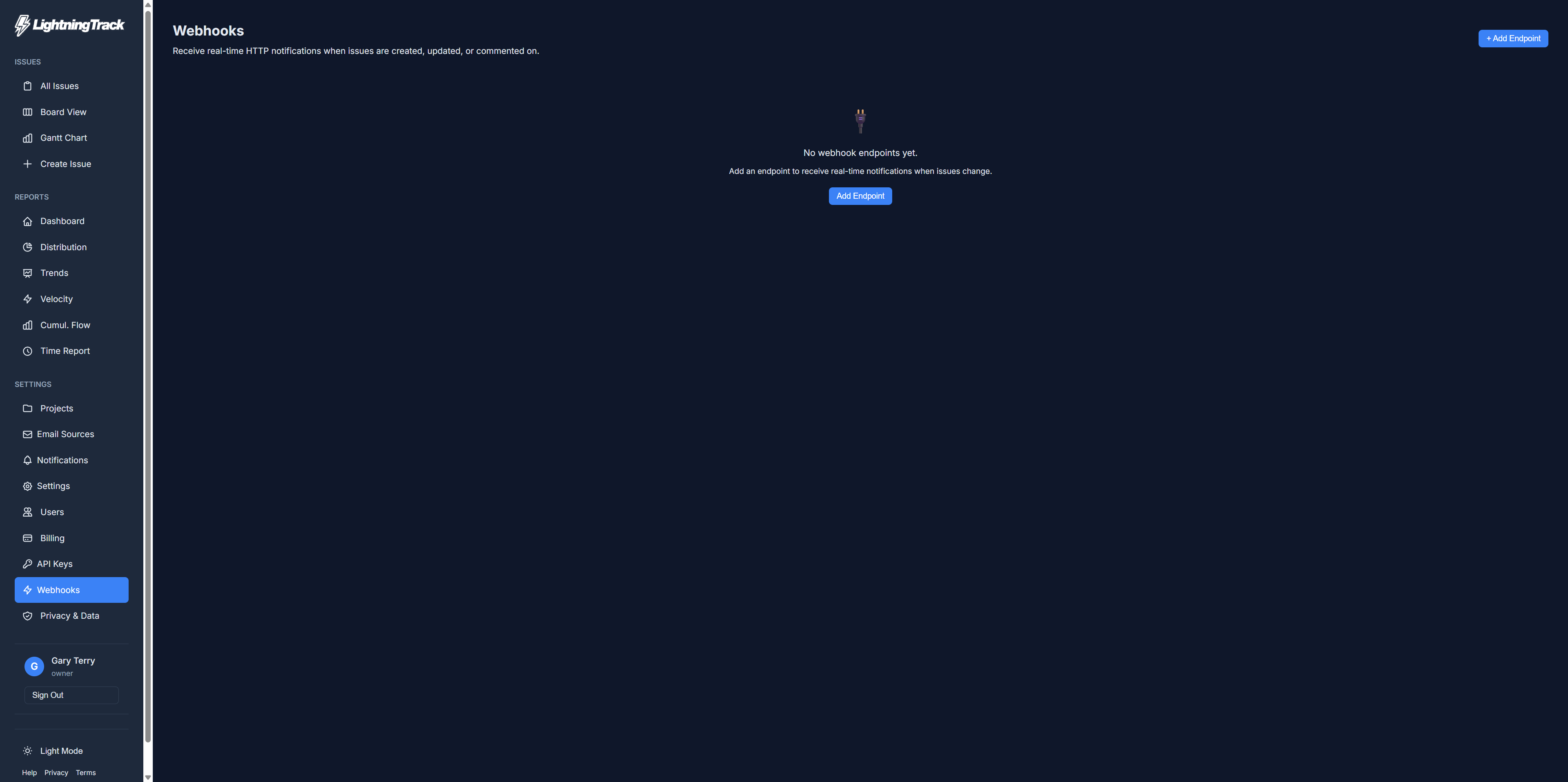 Admin panel