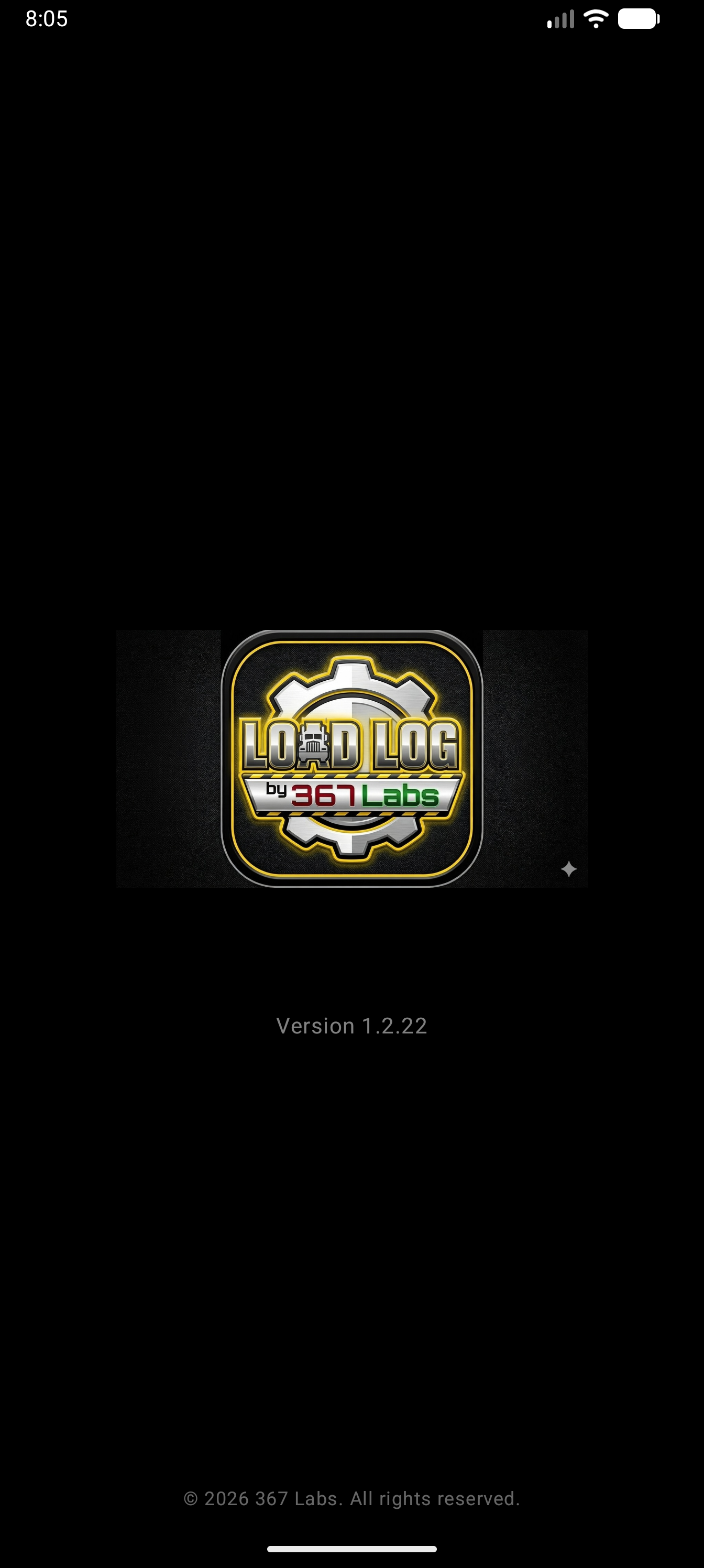 Load Log Splash Screen
